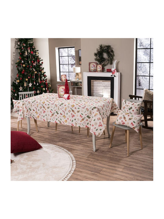 Teoran Christmas Fabric Tablecloth Ornament L135xW135cm