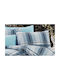 Dimcol Εκάβη Μαξιλαροθήκη με Φάσα 421 Sky Blue 50x70εκ.