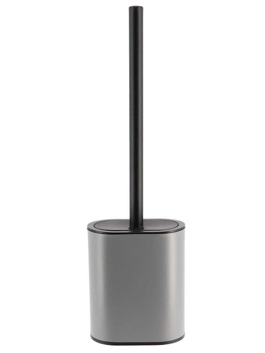 Eurocasa Metallic Toilet Brush Gray