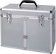 Eurostil Kosmetikkoffer Silber H35xW43xL22cm