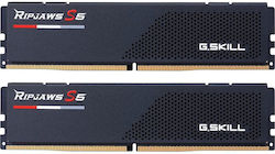 G.Skill Ripjaws S5 64GB DDR5 RAM με 2 Modules (2x32GB) και Ταχύτητα 5600 για Desktop