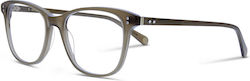Rost Plastic Eyeglass Frame Brown 037 C02