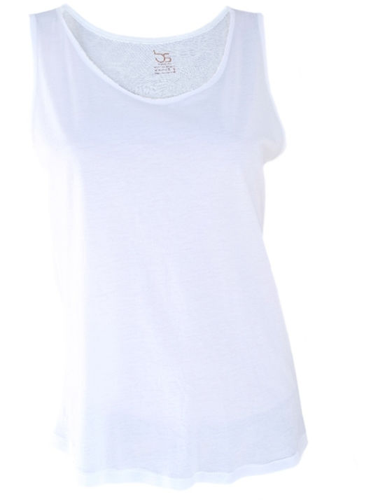 bs Μπλουζάκι Γυναικείο Tencel / Cotton Λευκό Premium Quality