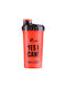 Olimp Sport Nutrition Yes I Can! Plastic Protein Shaker 700ml Red