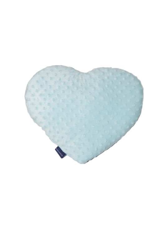 Nautica Crib Pillow Decorative Καρδιά Light Blue 33x38cm 1pcs