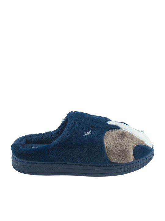 Jomix Kinderhausschuhe Marineblau
