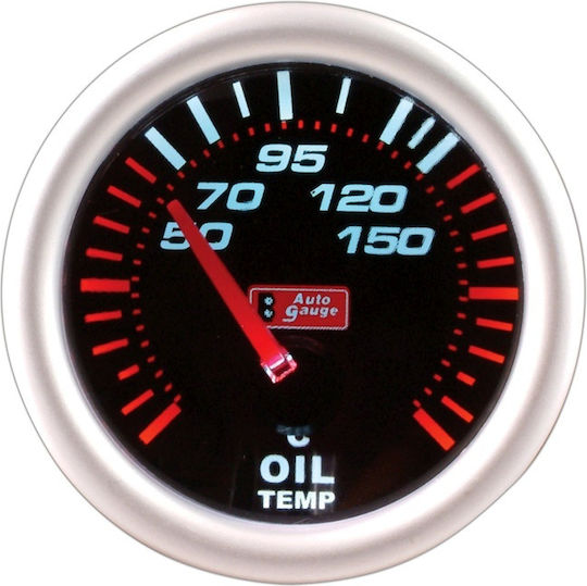 Auto Gauge Αναλογικό Όργανο Θερμοκρασίας Λαδιού Αυτοκινήτου 52mm