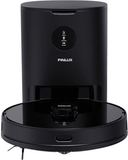 Finlux PRO-999WIFI Прахосмукачка Робот с Лазерно Картографиране и Всмукателна Мощност 2700Pa Черна