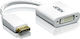 Aten Convertor DisplayPort masculin în DVI-I feminin Alb 1buc VC965-AT