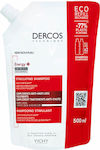 Vichy Dercos Energy+ Anti-Hair Loss Refill Shampoos Against Hair Loss for All Hair Types 500ml