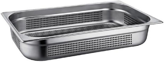 GTSA Διάτρητο Σκεύος Gastronorm Ανοξείδωτο GN1/1 με Βάθος 150mm