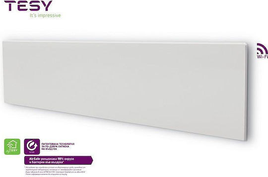 Tesy CN 06 200 EА CLOUD AS W Θερμοπομπός Τοίχου 2000W με Ηλεκτρονικό Θερμοστάτη και WiFi 140x34.2cm