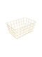 Metallic basket in gold color 300x210x140