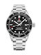 Swiss Military by Chrono Дайвър Мъжки Часовник 42мм На Батерия с Сребърна Метална Гривна