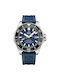 Swiss Military by Chrono Diver Watch Automatic with Blue Rubber Strap