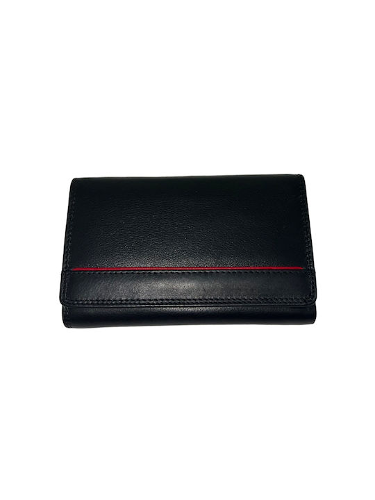 Forest Large Leather Women's Wallet Black