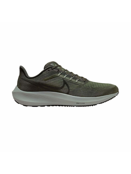 Nike Air Zoom Pegasus 39 Ανδρικά Αθλητικά Παπούτσια Running Cargo Khaki / Sequoia / Pilgrim / Honeydew