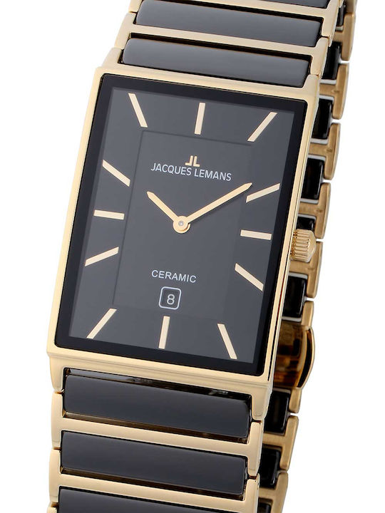 Jacques Lemans York Uhr Batterie mit Metallarmband Jacques Lemans York Uhr Batterie mit Metallarmband