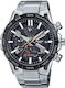 Casio EQB-2000DB-1AER Solar Stainless Steel 56mm Smartwatch (Ασημί)