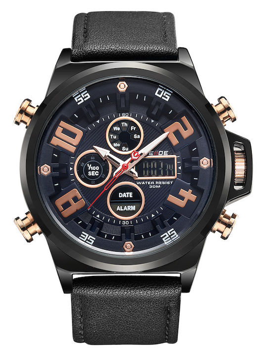 Weide Analog/Digital Herrenuhr 43mm Chronograph...