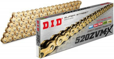 DID Drive Chain 520 ZVMX GG Gold with 120 Links for Husqvarna SMR for KTM 450 SMR