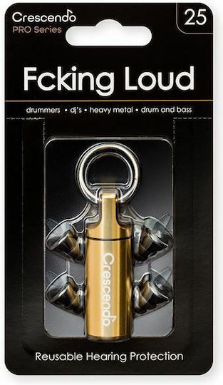 Crescendo Fcking Loud Ωτοασπίδες με Κορδόνι