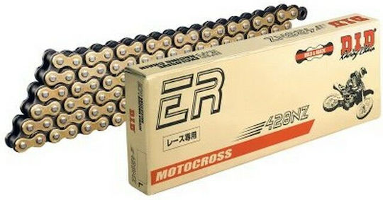 DID Drive Chain 428NZ GB for Honda CBF 125 15-16 / Yamaha TT-R 125LE 05-13 / Kawasaki KLX 125 D-Tracker 10-13 with 122 Linkages