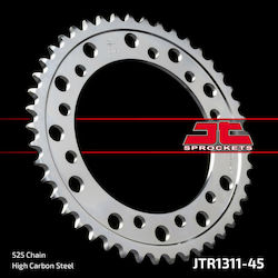 JT Sprockets Γρανάζι Πίσω 45 Δοντιών για Honda BROS NTV 400 Bros 88-92 / VFR 400R Pro ARM 87-88