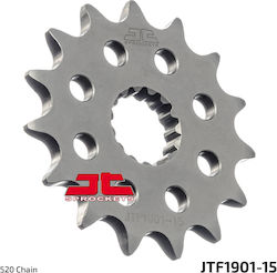 JT Sprockets Vorderes Ritzel 15 Zähne für KTM 400 EXC 00-11 / EXC 250 00-03 / EXC 530 08-11