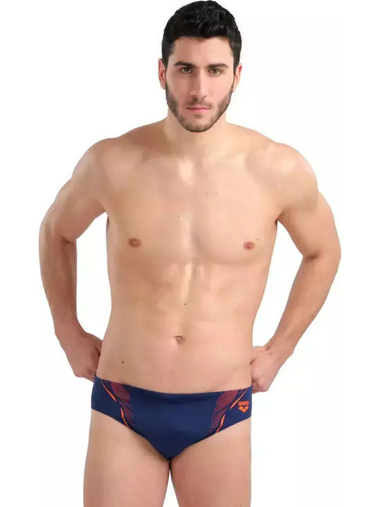 Arena Ανδρικό Μαγιό Slip Dark Blue/Orange