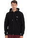 Black Hooded Cardigan