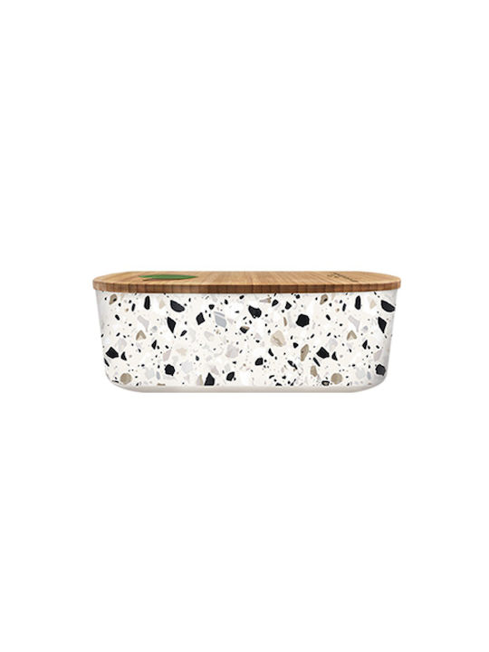 Chic Mic Plastic Lunch Box Natural Terrazzo Mul...