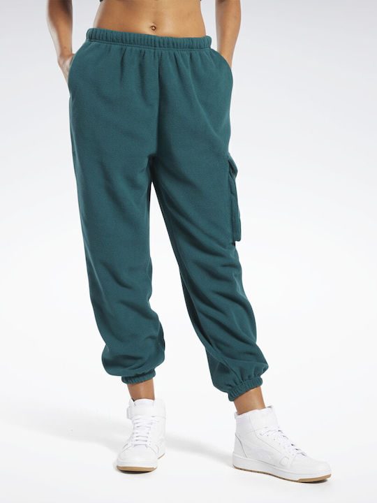 Classics Winter Sweatpants Jogger Velvet Forest Green