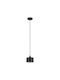 Home Lighting Hängelampe Schwarz Glocke mit Fassung E27 14x10x300cm.