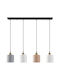 Home Lighting Suspendat Candelabru Bell pentru 4 Becuri E27 Multicolor