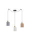 Home Lighting Pendant Light Three-Light Bell for Socket E27 Multicolour