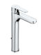 Roca L20 XL Mixing Tall Sink Faucet Silver