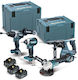 Makita Set Angle Wheel & Drill Driver & Impact Driver & Hammer 18V with 3 Batteries