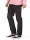 Trousers Cargo Elastic in Loose Fit Black