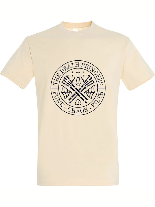 T-shirt Unisex " The Death Bringers ", Cream