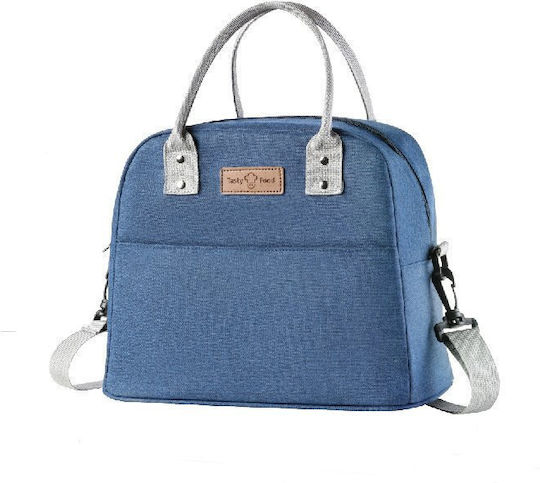 Klikareto Tasty School Insulated Hand Lunch Bag Blue 23 x 16 x 29cm
