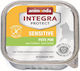 Animonda Integra Protect Sensitive Wet Food for Adult Cats in Trays with Turkey Grain-Free 100gr
