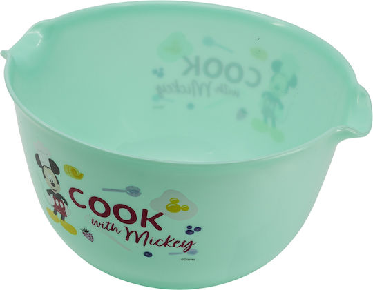 Stor Детска Купа за Хранене Cook With Mickey от Пластмаса Зелен