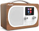 Pure Evoke H4 Tabletop Radio Electric DAB+ with Bluetooth and USB Walnut