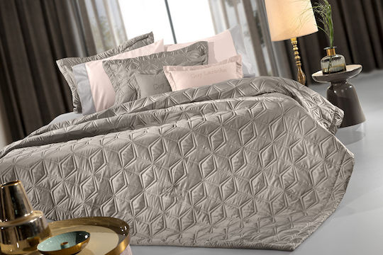 Guy Laroche Suite Set Bridal Blanket Queen with 2 Pillowcases Taupe 240x250 cm Guy Laroche Suite Set Bridal Blanket Queen with 2 Pillowcases Taupe 240x250 cm
