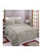 Silk Fashion NX2212 Σετ Κουβερλί Μονό Beige 160x220cm 2τμχ
