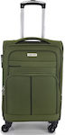 Forecast HFE100-20 Cabin Travel Suitcase Fabric Green with 4 Wheels Height 55cm