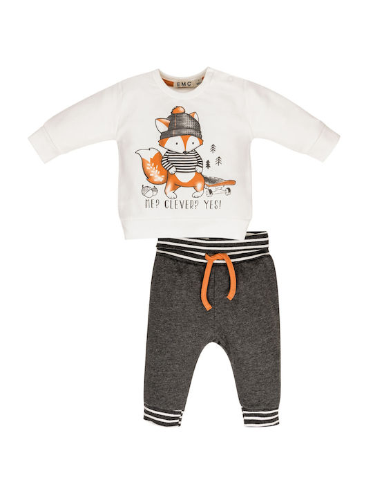 EMC Kids Set with Pants Winter 2pcs White