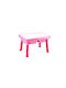 Kids Table made of Plastic Pink