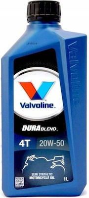 Valvoline Durablend Motorcycle Oil for Four-Stroke Engines 20W-50 1lt